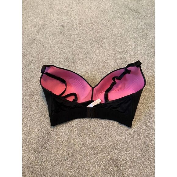 PINK VS 36DD black bra good condition - Picture 3 of 4